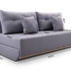 Kanapa z funkcja spania Cosmo sofa trzyosobowa - obrazek 11