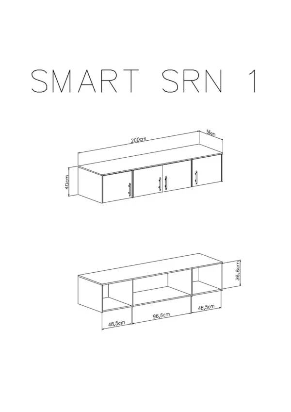 Nadstawka szafy Smart SRn1