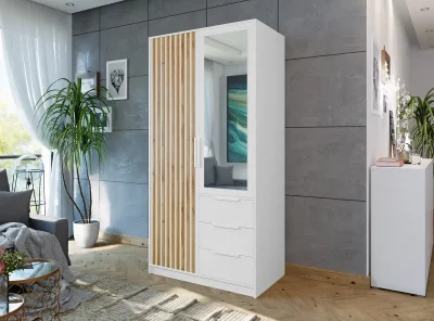 Szafa Bali D2 LUX biała