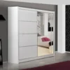Szafa Vista 180, szafa przesuwna z lustrem, dwa drążki, półki