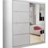 Szafa Vista 180, szafa przesuwna z lustrem, dwa drążki, półki