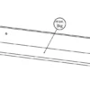 Półka Melo ME10, półka wisząca 80cm, kremowa