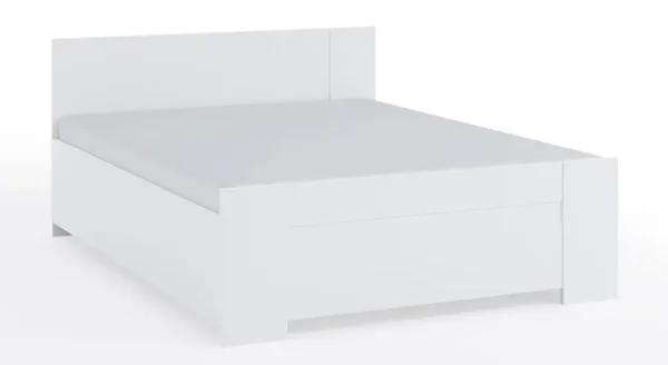 Łóżko Bono - 160x200, nowoczesne łózko z pojemnikiem, dab artisan, biały, dąb monastery, dąb złoty