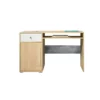 Biurko Step ST7- biurko młodzieżowe 125 cm, biurko dla dziecka z szufladą, biały. beton , dąb