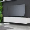 Szafka RTV Redlook 150 - nowoczesny stolik pod telewizor do salonu. Komoda pod TV 100 z ryflowanymi frontami. Ponadczasowa kolekcja mebli.