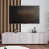 Szafka RTV Redlook 150 - nowoczesny stolik pod telewizor do salonu. Komoda pod TV 100 z ryflowanymi frontami. Ponadczasowa kolekcja mebli.