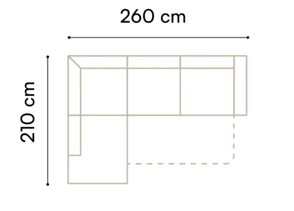 Stylowy narożnik Sienna 2- rozkładana kanapa narożna w kształcie litery L, nowoczesny narożnik do salonu. Wygodna kanapa w modnej odsłonie.