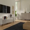 Kolekcja Remo w kolorze kaszmir lub orzech z ryflowanymi frontami