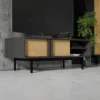 Szafka rtv 123 komoda pod telewizor antracyt aloes Milano M10 - obrazek 5