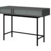 Toaletka Milano M11 biurko na metalowym stelażu - designerski stolik do salonu w modnej kolorystyce aloes, kaszmir, antracyt.