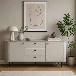 Komoda ZANTE ZA4 duża 190 z szufladami szafką kaszmir nowoczesny design  meble pokojowe do salonu