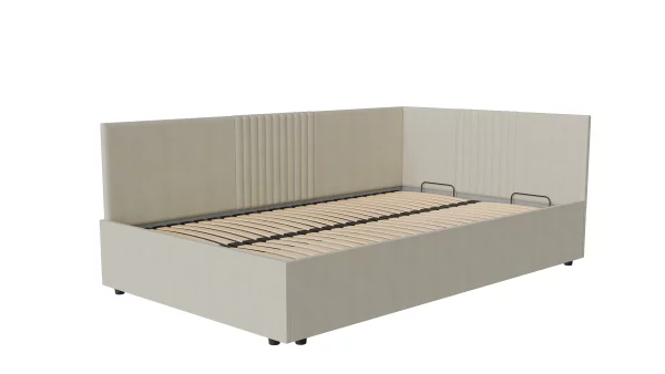 Łóżko 120x200 Lena - Funkcjonalne oraz nowoczesne łóżko o szerokości 120 cm, zaprojektowane z myślą o potrzebach zarówno chłopca, jak i dziewczynki. 