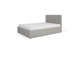 Łóżko 140x200 z pojemnikiem MOSSA MO12 tapicerowane szare
