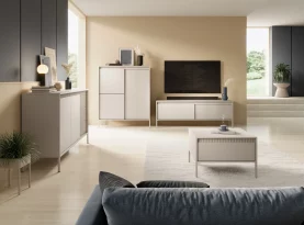 Zestaw mebli Senso 4 - Nowoczesna seria mebli do salonu w modnej kolorystyce. Niewątpliwie największą zaletą kolekcji jest pakowność oraz wyjątkowy design.