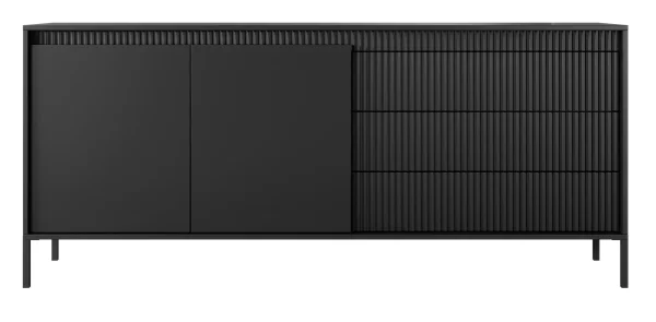 Komoda 187 dwudrzwiowa z 3 szufladami Senso C - obrazek 3
