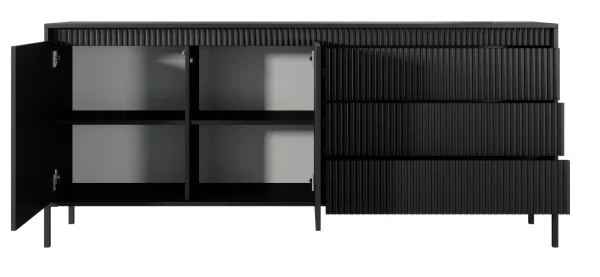 Komoda 187 dwudrzwiowa z 3 szufladami Senso C - obrazek 7