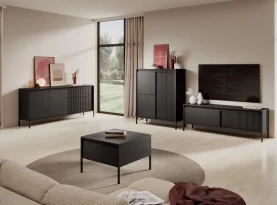 Zestaw mebli Senso 2 - Nowoczesna seria mebli do salonu w modnej kolorystyce. Niewątpliwie największą zaletą kolekcji jest pakowność oraz wyjątkowy design.