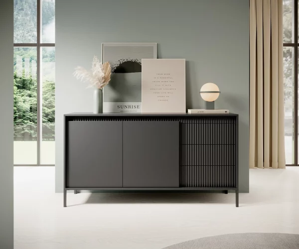 Komoda 153 dwudrzwiowa z 3 szufladami Senso B