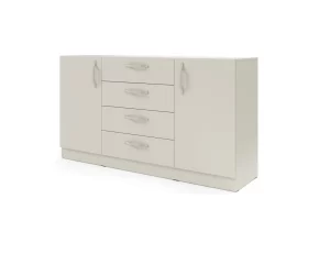 Komoda 160 cm z szufladami 2 Szafki  MERIDA MRk-1 kaszmir metalowy uchwyt