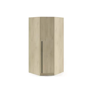Szafa narożna jednodrzwiowa uchylna 95×95 MERIDA MR-4 dąb cremona metalowy uchwyt