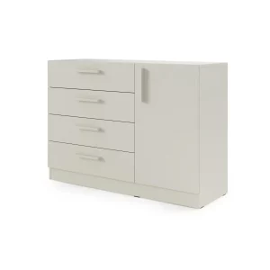 Nowoczesna szeroka Komoda 120 cm z szufladami MERIDA MRk-2 kaszmir