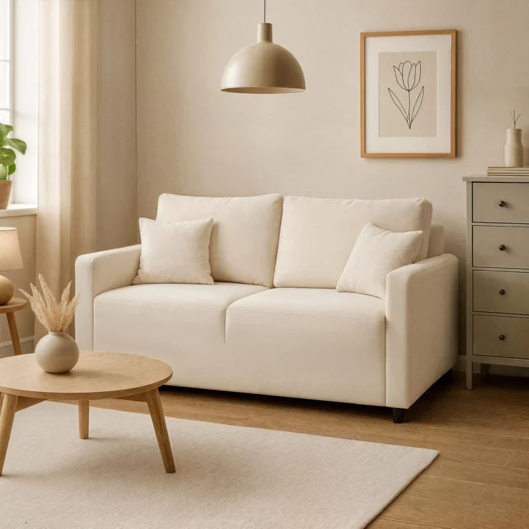 Kanapa z funkcja spania rozkładana Modi. Wygodna sofa do salonu z opcją rozkładania, nowoczesna kanapa wielofunkcyjna do pokoju dziennego.